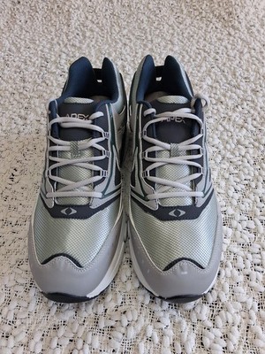 Apex X532MX15 Men's Size 15 X Wide Silver/Blue Runner Shoes New with Box