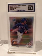2017 Bowman Draft - Chrome Chris Seise #BDC-74 Refractor (RC) CGA 10