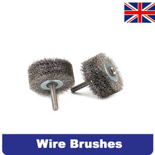 Wire Brush Wheel High Hardness 2inch Stainless Steel Polishing Rotary Tool 2Pcs
