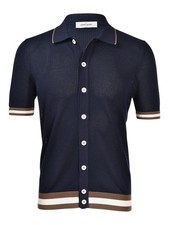 GRAN SASSO men's shirt 57180/20612 598 blue