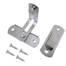 Stainless Steel Flip Gate Latch 8 Packs Security Door Lock for Barn Door