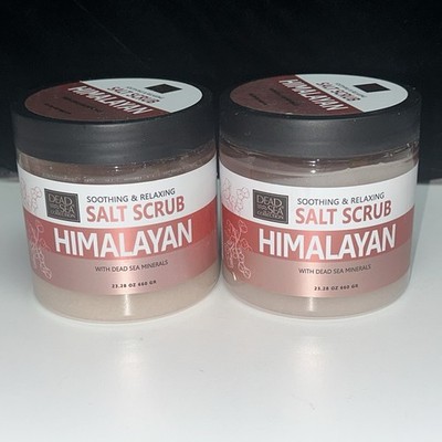 Dead Sea Collection HIMALAYAN Mineral Salt Scrub Aromatic Jar 23.28 oz