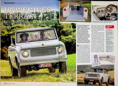 Oldtimer Praxis 12/2020 International Scout 800 4x4 mit 92PS Restaurierung - ein