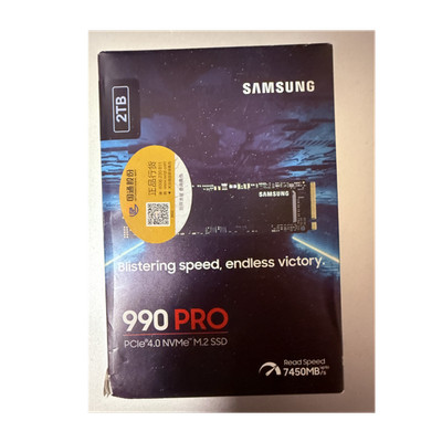 Samsung 990 PRO 2TB M.2 2280 PCIe 4.0 NVMe SSD 7450MB/s Read Speed