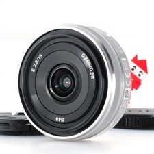 SONY E 16mm F2.8 SEL16F28 Pancake Autofocus Tested Lens from Japan Exc 5 