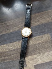 VINTAGE LARGE NICE PLATING AVIA 15J PIE PAN DIAL RUNS - SPARES REPAIR