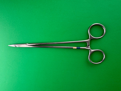 Scanlan Micro Needle Holder, Straight Diamond Dust Jaws — REF 6006-32