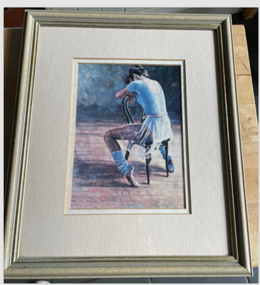Steve Hanks ''Take Five'' Framed picture of Ballet Dancer - no longer in print