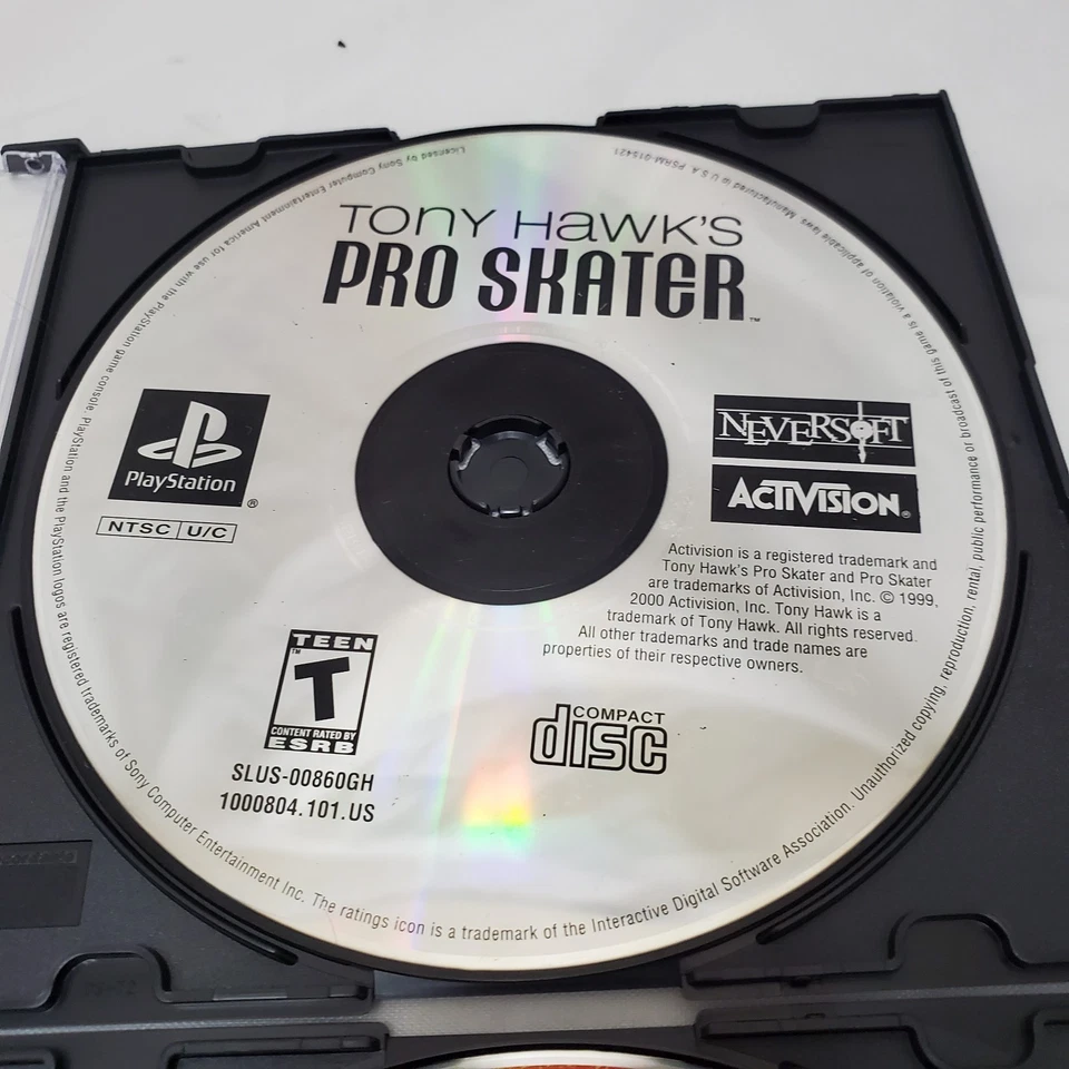 Tony Hawk's Pro Skater & Grind Session Sony PlayStation PS1 Video Game Bundle - Image 2 of 4