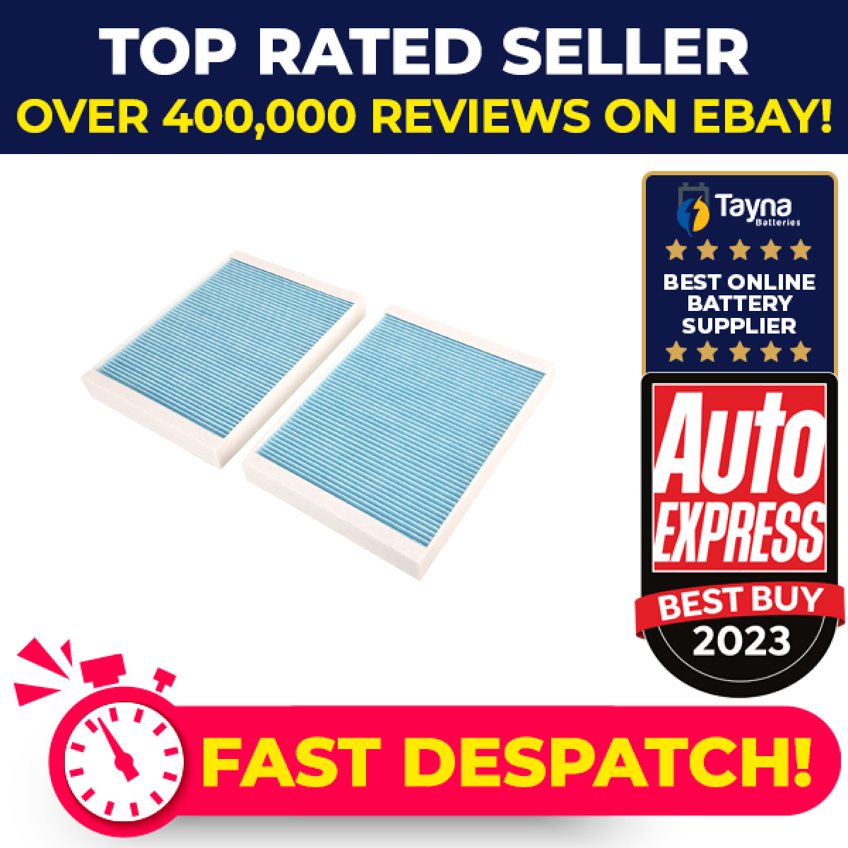 Pollen / Cabin Filter fits BMW 525 TDS E39 2.5D 96 to 04 Blue Print 64318391198