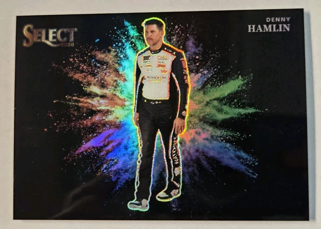 2026 Select Racing DENNY HAMLIN Black Color Blast SSP #20 Joe Gibbs Racing
