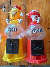 Vintage M&M Candy/Sweet Dispenser, Red Guitar, Yellow Rapper