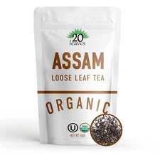 Assam Loose Leaf Black Tea - 100% Certified Organic - 1lb Pouch - 16oz... 