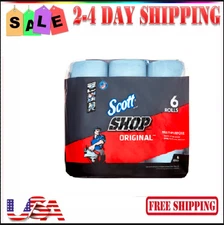 Scott Shop Towels, 6 Rolls, 55 Sheets Per Roll
