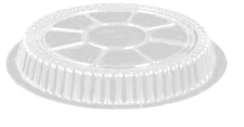 Clear Plastic Dome Lid - Fits 9" Round Aluminum Foil Pan Containers 500/CS