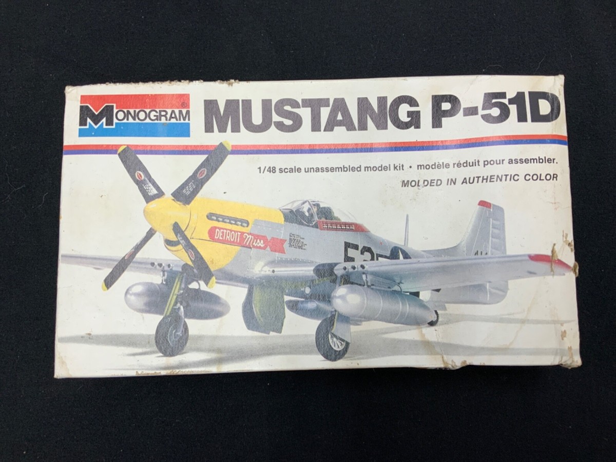 Monogram Mustang P-51D Model Kit 1/48 No. 5101 | eBay