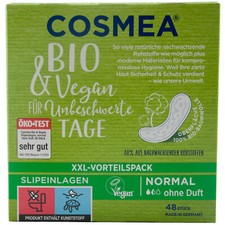 Cosmea Protège-slips Normal 1x 48 Pièce Sans D Surface : 100% Bio Coton