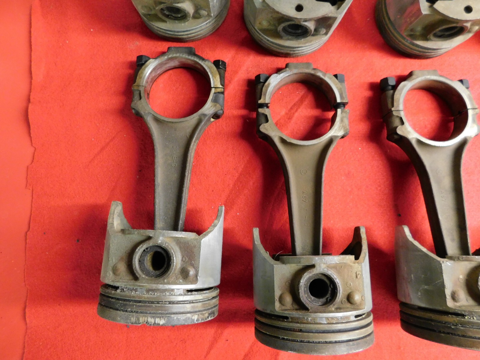 Used Connecting Rods Set of 8 USED 61-65 Ford Mercury 390 406 427 Piston Connecting Rods Set ...