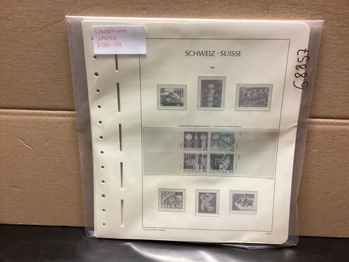 Leuchtturm Schweiz 2000-04 Vordrucke mit Klemmtaschen gebraucht