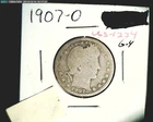 1907-0 US Barber Quarter,  Average Cir Grade .18084 oz Silver Coin (US-1234)