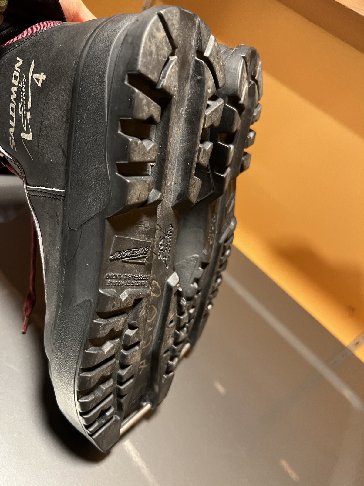 Stivali da sci nordico Salomon Back Country taglia X Adventure rilegatura