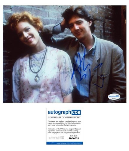 Andrew McCarthy "Pretty in Pink" AUTOGRAPH Signed 'Blane' 8x10 Photo ACOA