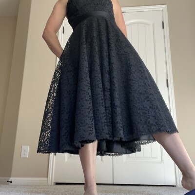 1980's Gunne Sax 50's Style Strapless Black Lace Cocktail Party Dress | eBay 1980's Gunne Sax 50's Style Strapless Black Lace Cocktail Party Dress | eBay