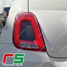 fiat 500 595 695 abarth ADESIVI modanatura fari posteriori tuning carbon look