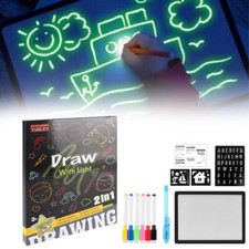 Magic LED Light Drawing Pad, 2025 New LED Light Up Drawing Board for Kids GN