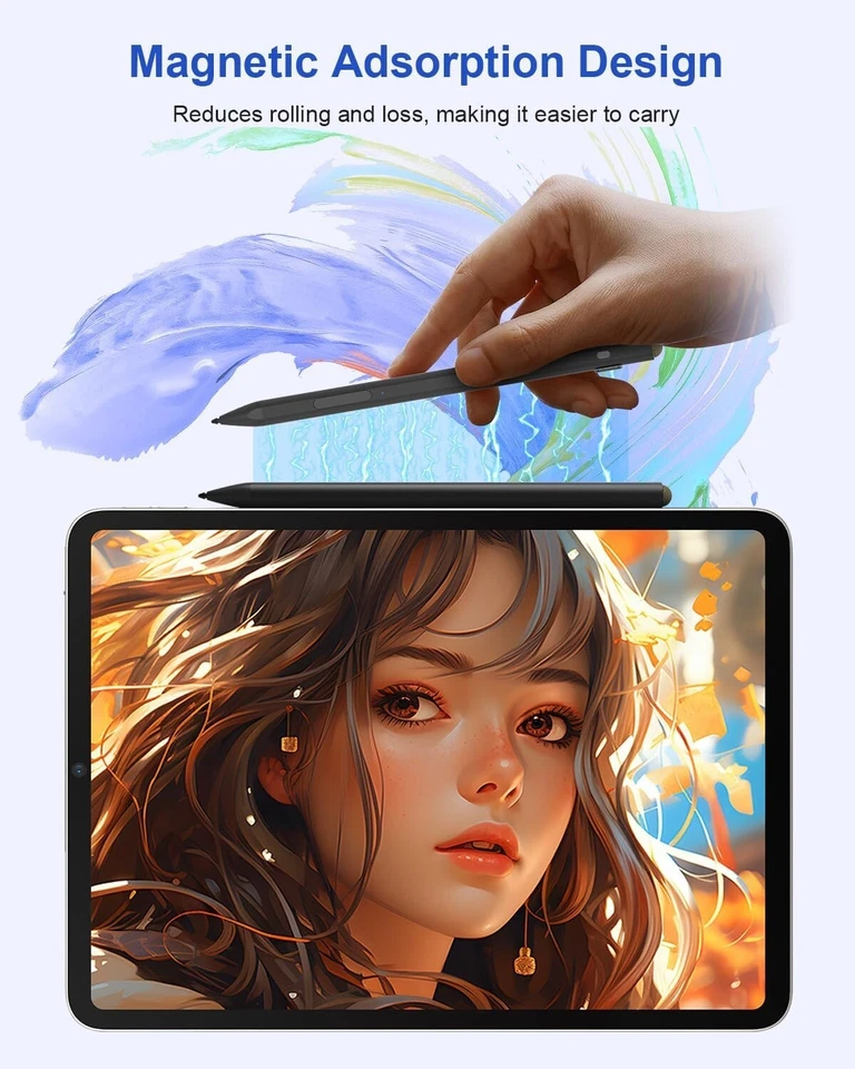 Surface Pro 11/10/9/8/7/6/5/X Pen Stylus for Microsoft - Surface Pro/Go/Book P2 - Image 3 of 4