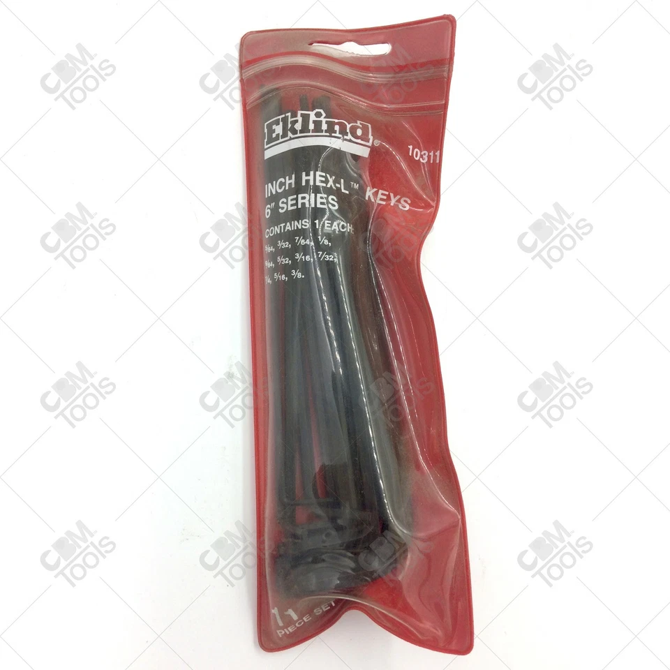 Eklind 10311 11pc SAE HEX 6" Long L-Key Set - Image 2 of 2