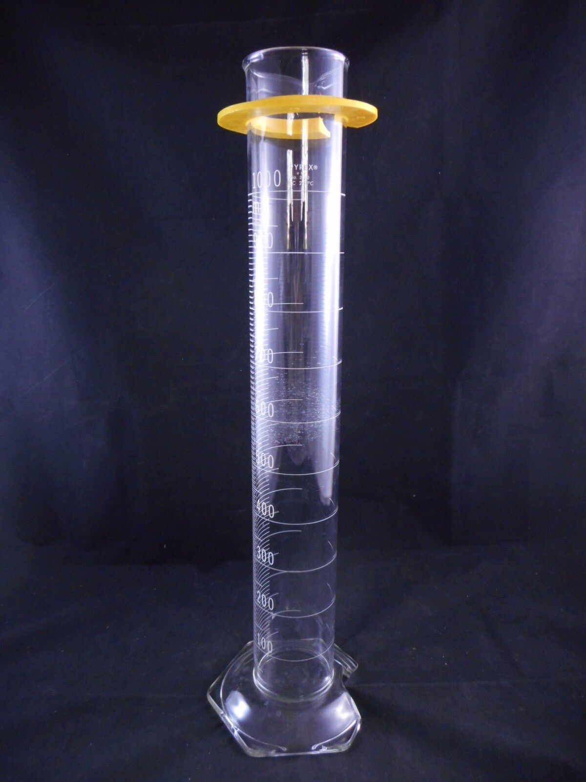 Pyrex Glass 1000ml Graduated Cylinder Single Scale Hex Base Bump Guard 3022 1l B Ebay
