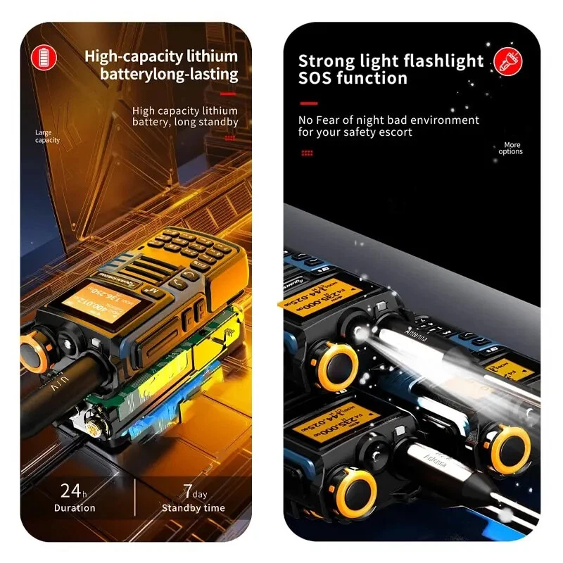 Quansheng UV-K5(99) Unlocked Band 10MHz-1.3GHz + Spectrum Analyzer AM FM CB k5 8 - Image 4 of 4
