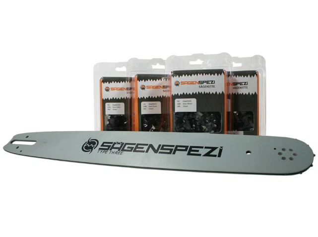 SÄGENSPEZI Espada + 4 cadenas aptas para Stihl 029 MS 290 45 cm 3/8" 66 TG 1,6mm cadena de sierra