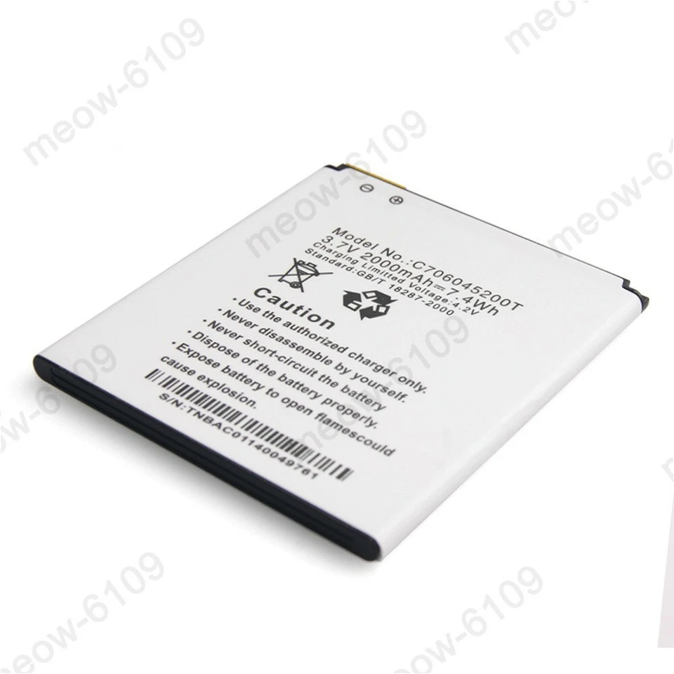 Batería Nueva C706045200T Para BLU Studio C 5+5 LTE D890 D890C D890U D890L S0050UU Foto 3 de 4