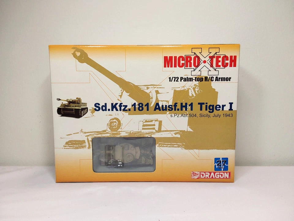 1:72 Dragon 65002 Micro X Tech Palm-Top R/C 27 MHz  Tiger I Ausf H1 - Image 2 of 4