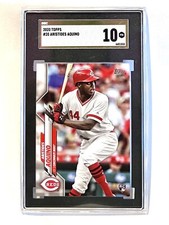 2020 Topps #20 Aristides Aquino Rookie SGC 10 Gold Label Pristine