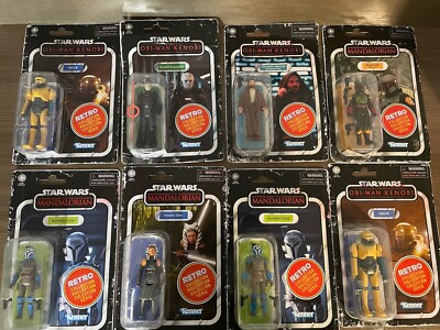 Star Wars Vintage Collection X8 Mandalorian Obi-Wan Kenobi Lot 