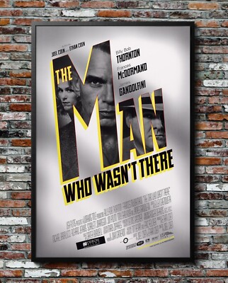 The Man Who Wasn't There 2001 Movie Poster 24''x36'' Glossy Unframed 0183