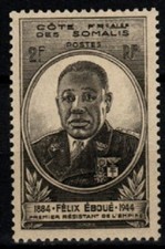 1945 Cote des Somalis -  Y & T N° 262 Neuf ** SANS CHARNIERE