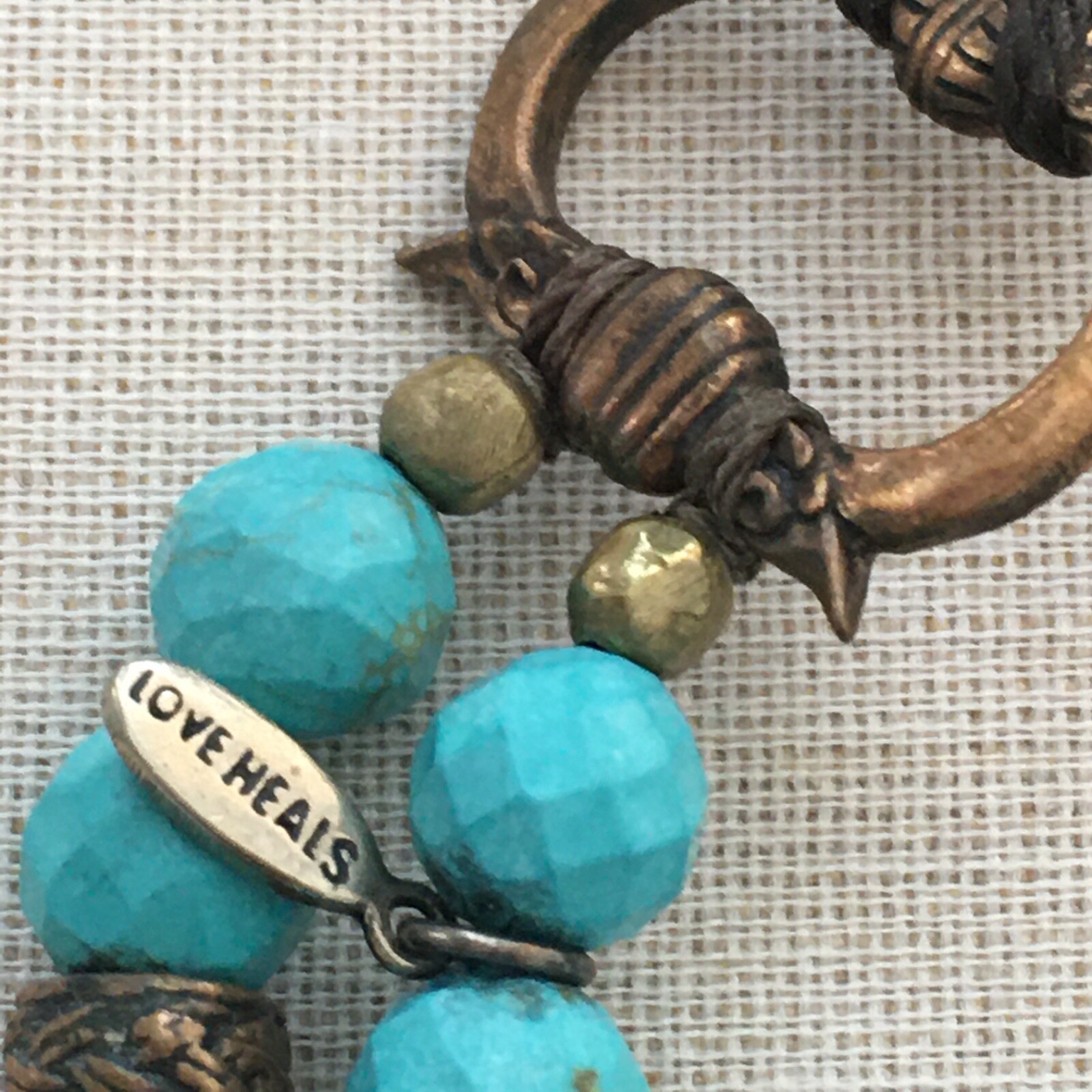 Turquoise Toggle Closure Bracelet - image 10