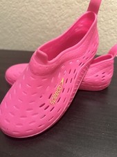 Speedo Shoes Girls size 9-10 US Pink Slip On Water Shoes Swimming Breathable