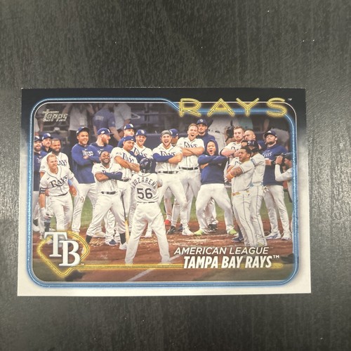 2024 Topps #211 Tampa Bay Rays | Baseball Card