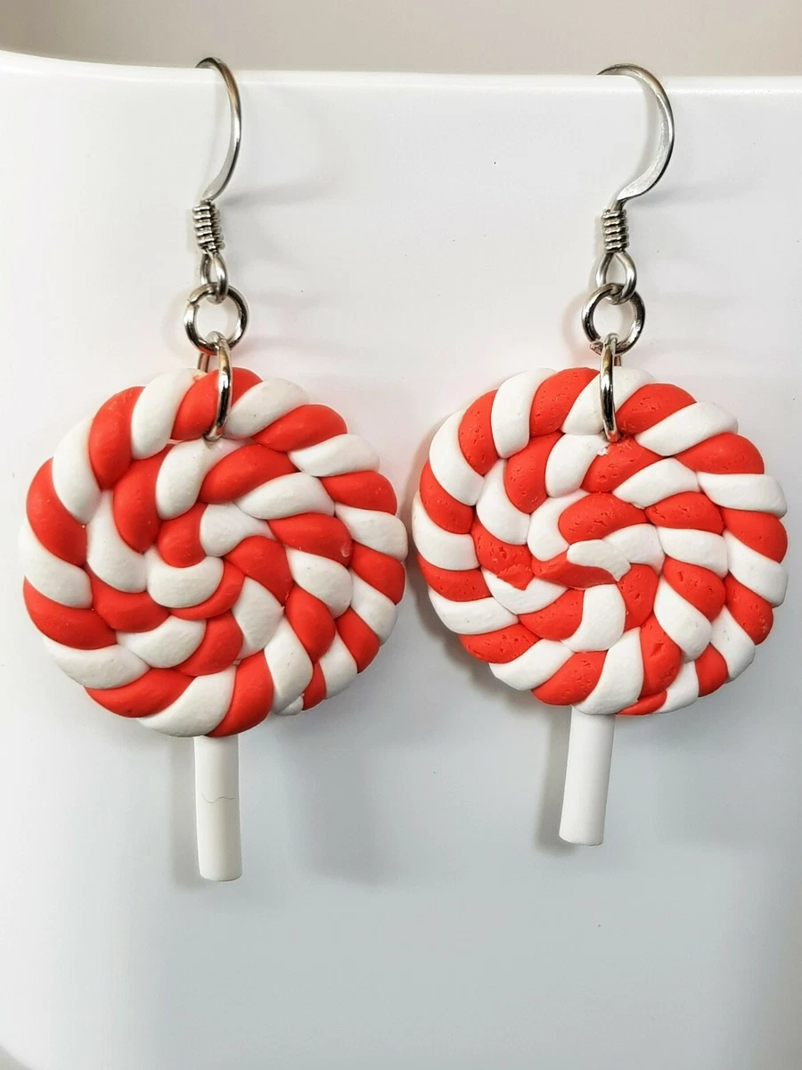 Red sale lollipop earrings