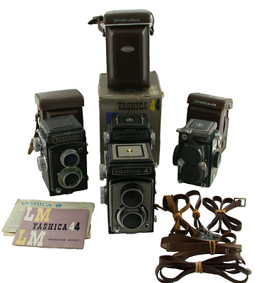 K# YASHICA 4x4 6x6 TLR TOYOCAFLEX Posten lot AS IS UNTESTED ungeprüft /1122