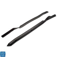 68-72 Corvette Molded Rubber Windshield Pillar Post Seals Pair Convertible New