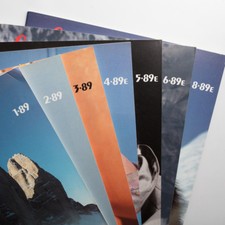 Leica Fotografie International Magazine 1989 Issues 1,2,3,4,5,6,8 English