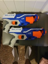 Nerf N-Strike Elite Disruptor Set Of 2, 6 Darts Rotating Drum - used working