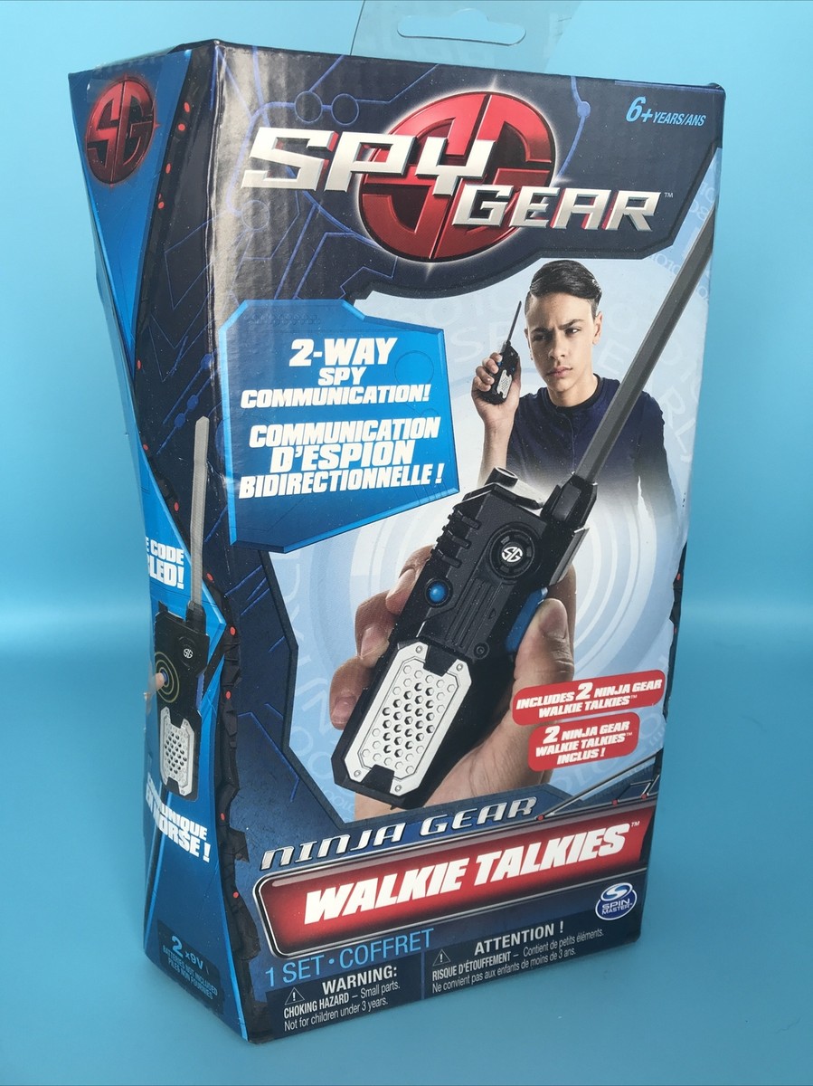 Spin Master Spy Gear 2 Ninja Gear Walkie Talkies 2-Way Spy