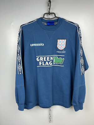 England 1996/98 Training Football Sweatshirt Size L | eBay